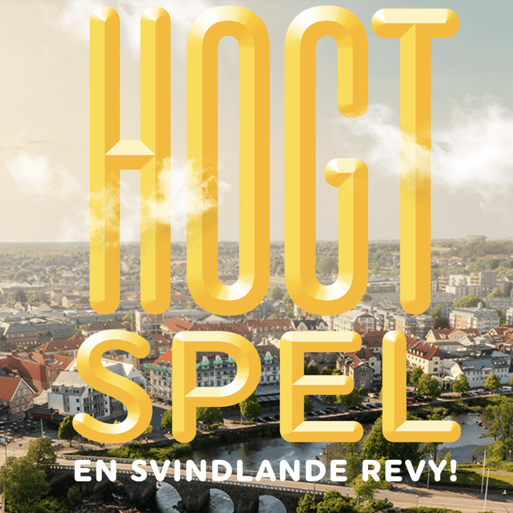 Orden högt spel - en svindlande revy på en bild med vy över stad